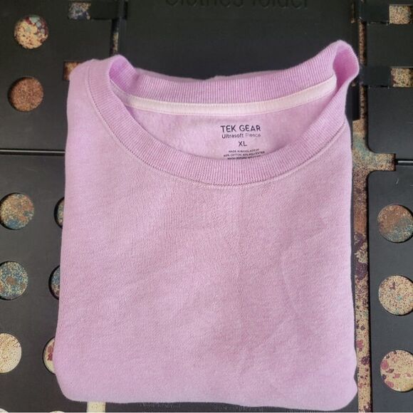 Women's Tek Gear Ultrasoft Long Sleeve Fleece Pink X Large - Picture 12 of 12